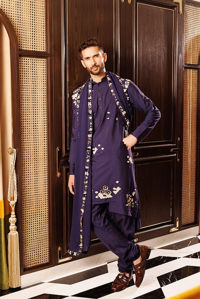 Ensemble from the Mohar Festive Edit by Sahil Kochhar