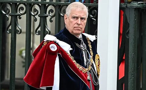Prince Andrew announced that he would give up use of his royal titles and honors in a statement