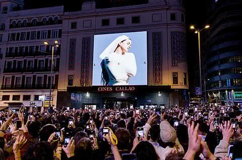 Chaos at pop star Rosalía’s flash mob prompts criticism from Madrid’s mayor