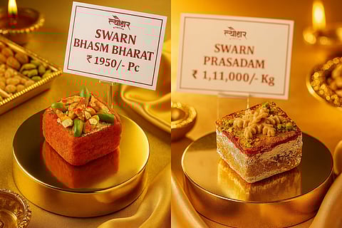 Diwali sweet in Jaipur sells for INR 1.1 lakh