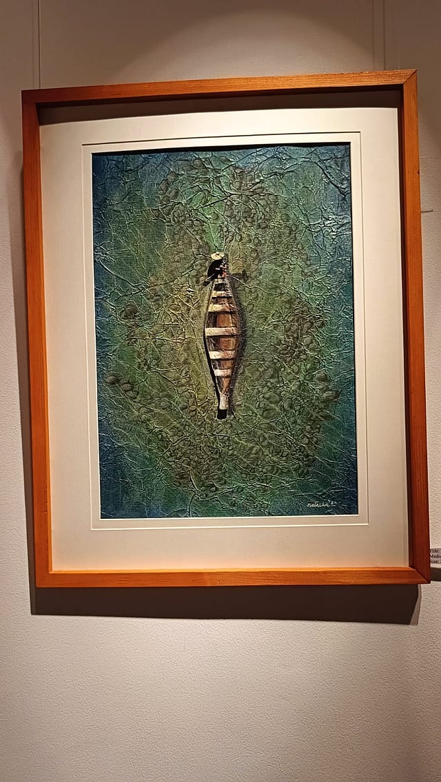 Natasha Datta Roy is displaying her works a the Academy of Fine Arts, Kolkata