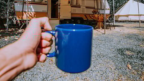 Purify water during camping