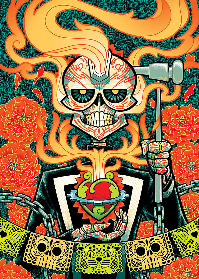 Nerds gear up! The creator of
La Mano del Destino, J Gonzo, is in Hyderabad for all things comic related