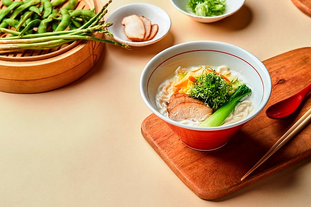 Creamy Chicken Paitan Ramen at Hachi by Tenya