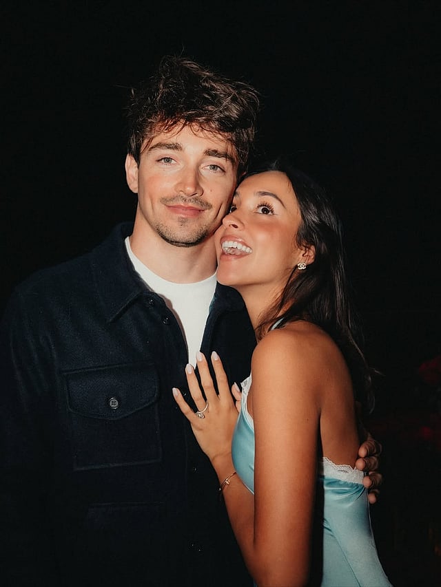 F1 racer Charles Leclerc & Alexandra Saint Mleux are getting married!