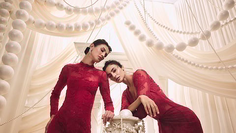 This new range from Roseroom by Isha Jajodia has silhouettes in emerald and champagne hues