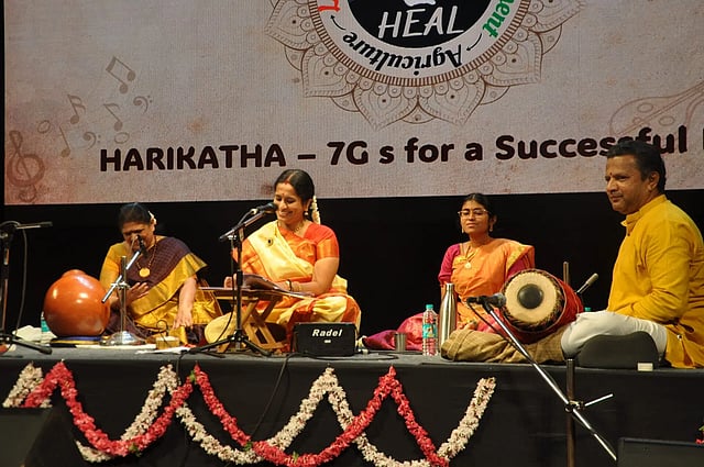 Harikatha artiste Visakha Hari on her performance at Sri KK Murthy Memorial Music Festival