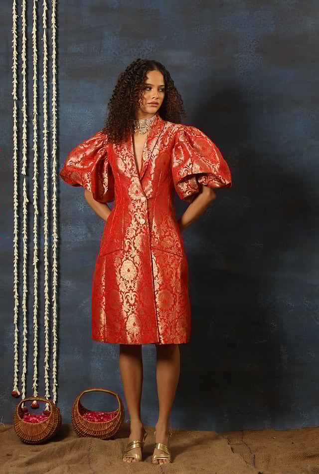 Delhi-based designer Swatee Singh’s festive debut marries comfort, glamour, and sustainability in equal measure