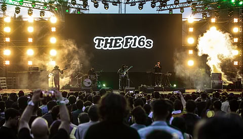 The F16s gear up for a charged homecoming gig in Chennai