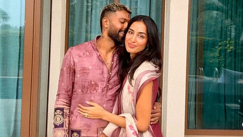 Hardik Pandya and Mahieka Sharma