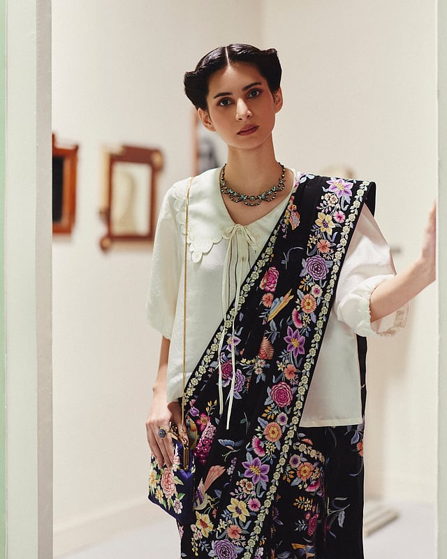 In Ashdeen Lilaowala’s hands, Parsi gara is finding a new language of contemporary celebration wear