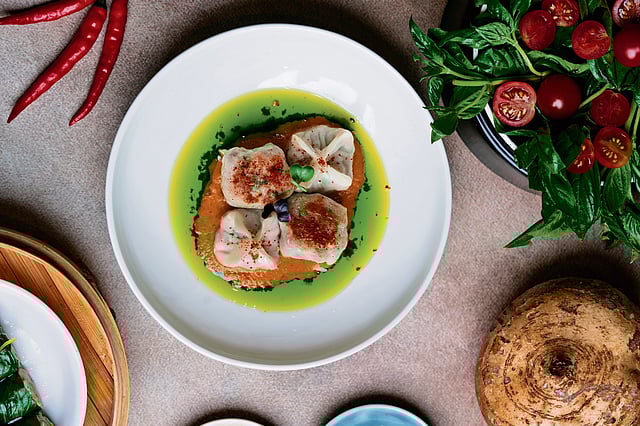 Yum bean chicken dim sum