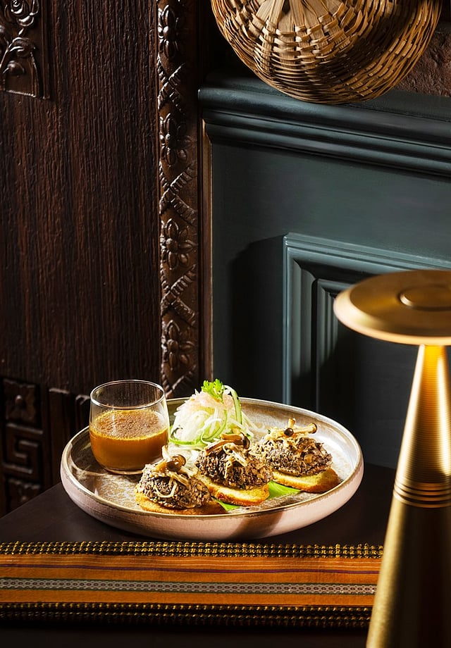 Alembe Karibevu Toast at Madras Kitchen