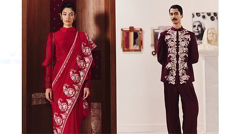 In Ashdeen Lilaowala’s hands, Parsi gara is finding a new language of contemporary celebration wear