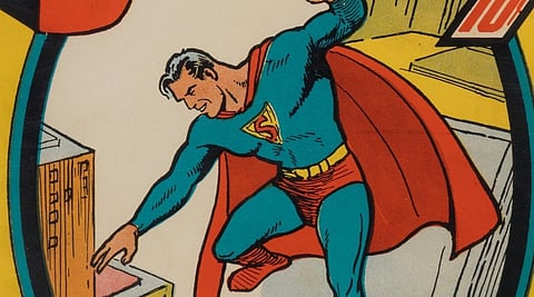 An original 1939 issue of 'SUPERMAN #1' just sold for $9.12 million at auction