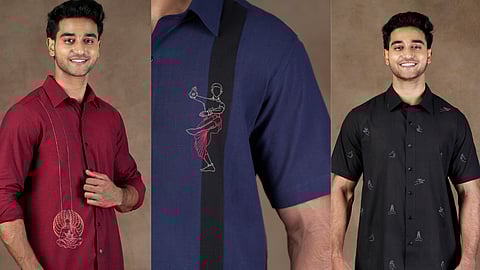 Navarasas—the nine fundamental emotions in Indian aesthetics—are brought to life in Sundari Silks' new menswear collection