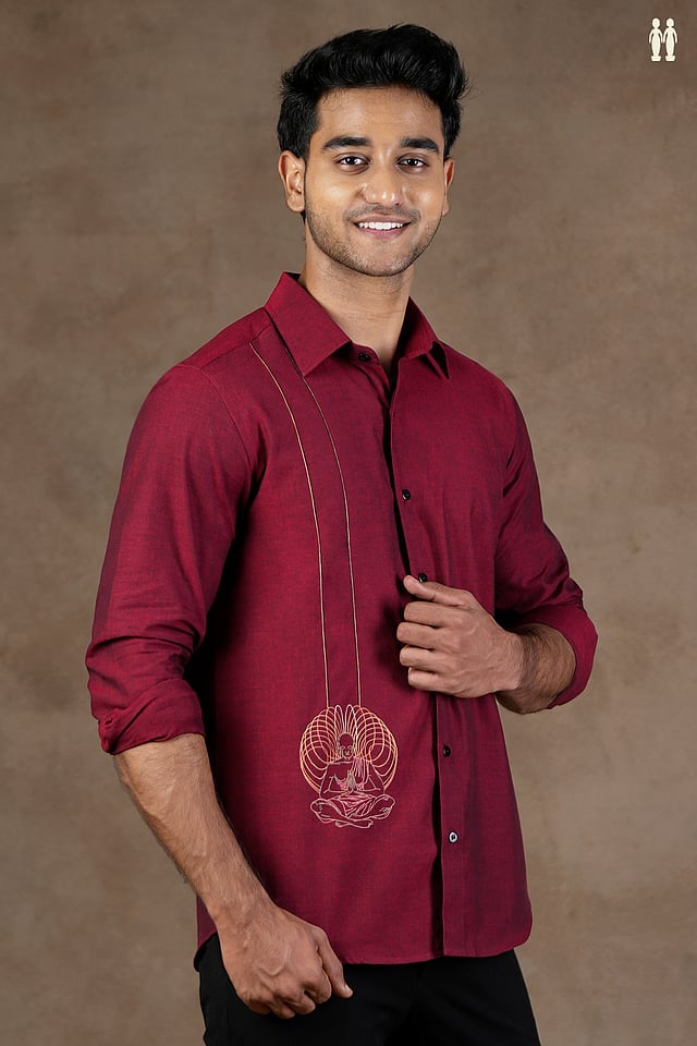 Navarasas—the nine fundamental emotions in Indian aesthetics—are brought to life in Sundari Silks' new menswear collection