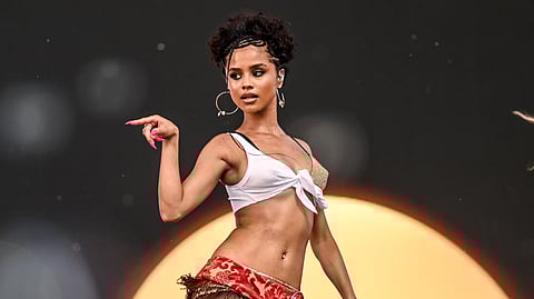 Grammy winner Tyla performs in Mumbai, wows with hair art