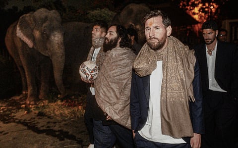 Lionel Messi made a special visit to Vantara and interacted with rescue animals