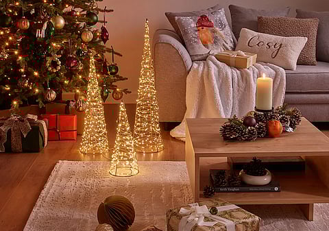 How long do you leave your Christmas lights on?