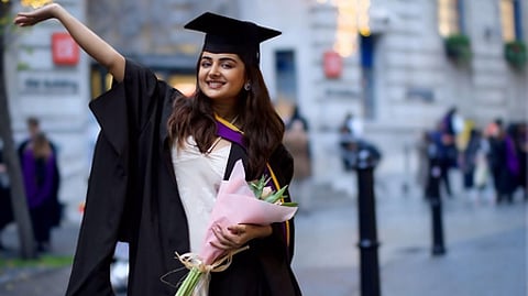 Esther Anil graduates from London School of Economics