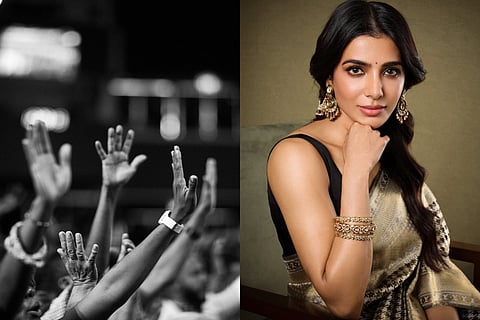 Samantha Ruth Prabhu was also mobbed in Hyderabad