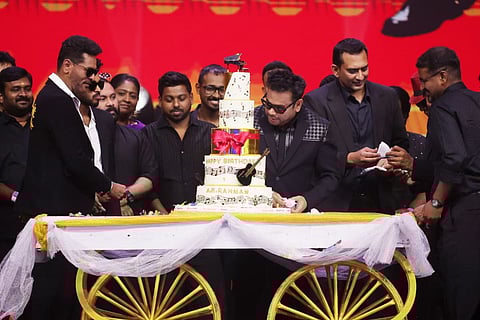AR Rahman celebrates birthday with Moonwalk team