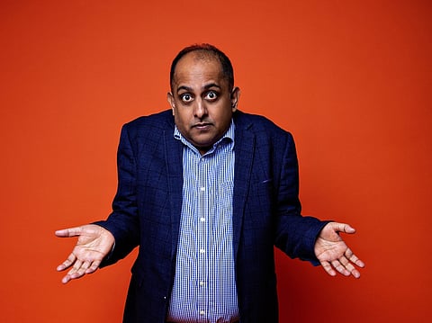 Anuvab Pal’s show in Hyderabad is a
comedic take on our society with
a dash of critique on the side