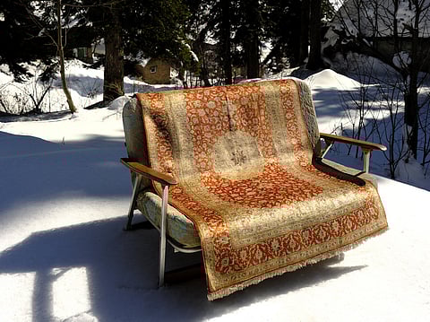 Inspired by Gulmarg, this collection translates winter and tradition into warmth that lives underfoot