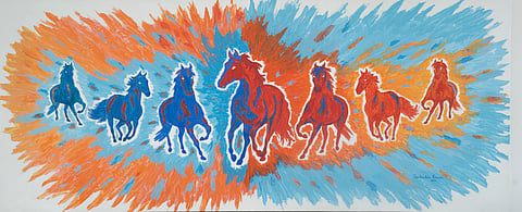 Poonam Singh & Jeetendra Kumar unveil their art exhibition — Accents of Forms