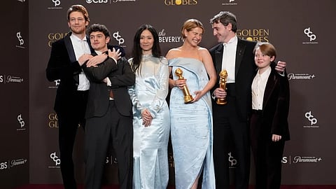A night of surprises and sweeps at the Golden Globes