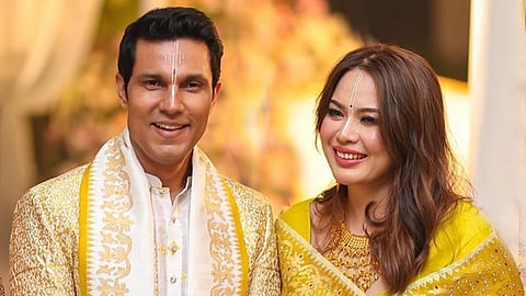 Randeep Hooda and Lin Laishram
