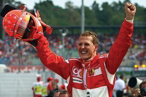 F1 legend Michael Schumacher can now sit up after 12 years of a fatal accident