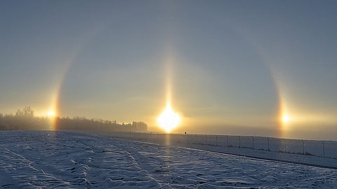 Sundogs: The sky’s striking double sun illusion