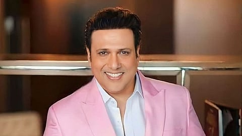 Govinda spotted in a taxi