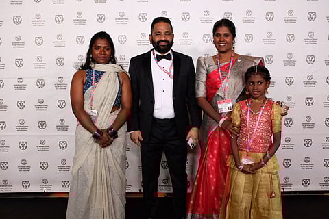 The team of Mayilaa at the 55th International Film Festival Rotterdam