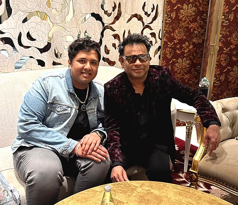 Faiz Mustafa with AR Rahman