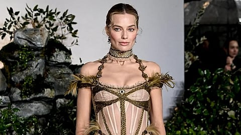 Margot Robbie wears a special jewellery to the UK premiere of Wuthering Heights