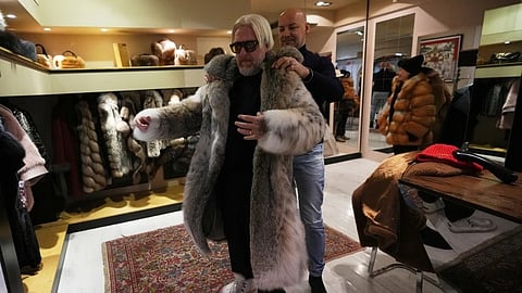 Fur still reigns in Olympic host village Cortina