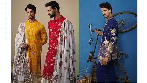 Kalpraag's Kohinoor Collection redefines Indian menswear with bold short kurtas