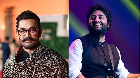 Ek Din new BTS clip; Aamir Khan and Arijit Singh eats together on floor