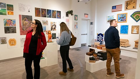 Prison art exhibition highlights creativity behind bars