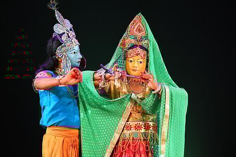 A scene from Seraikella Chhau