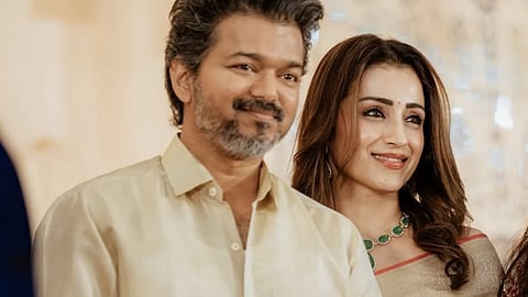 Vijay–Trisha spotted together at a wedding
