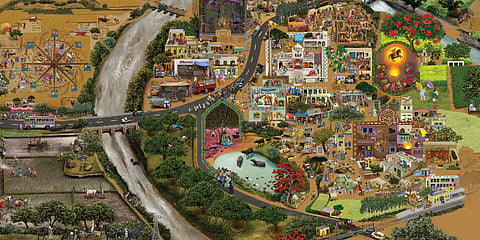 The new exhibition at Apparao Galleries explores identity and place