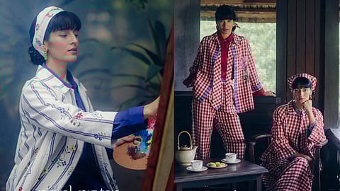 Relaxed silhouettes showcasing quiet luxury in Wildflower Soul SS26