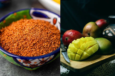 Why is everyone eating raw mango with Tajin at 2am these days?