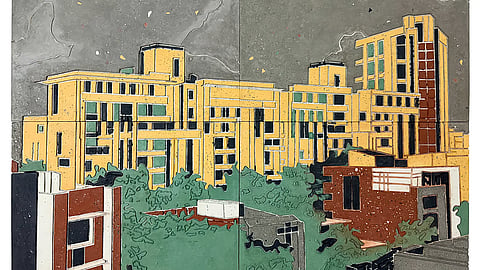 The exhibition, Open Fences, is on at Gallery XXL in New Delhi