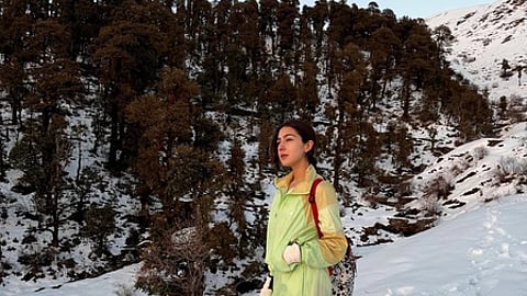Sara Ali Khan provides a glimpse into her time in the mountains