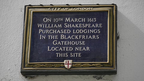 Historic map uncovers exact site of Shakespeare’s London residence